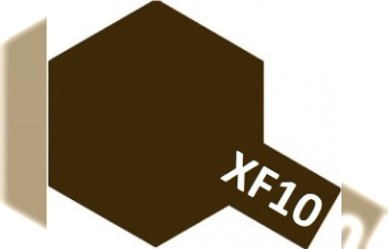 Краска акриловая коричневый матовый XF-10 Flat Brown,10мл.