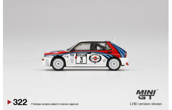 LANCIA Delta Hf Integrale Evoluzione Martini N3 Winner Rally 1000 Lakes Lhd (1992) D.Auriol - B.Occelli, White Red Blue