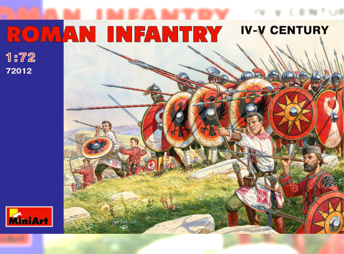 Сборная модель Фигуры ROMAN INFANTRY IV-V CENTURY