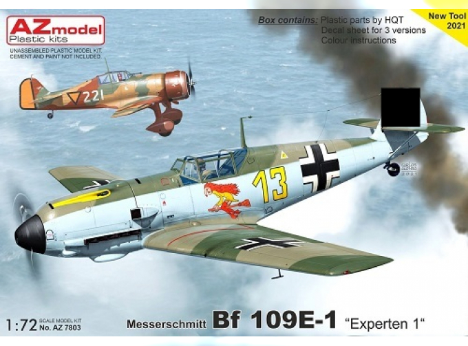 Сборная модель Bf 109E-1 „Experten 1“