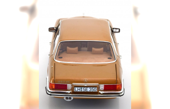 MERCEDES-BENZ 350 SE W116 (1973), gold metallic