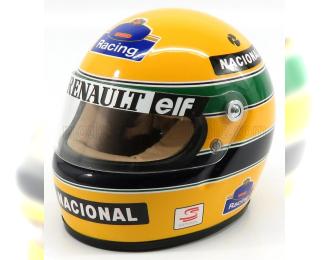 BELL HELMET F1 Casco Helmet Team Renault Fw16 Season (1994) Ayrton Senna, Yellow Green