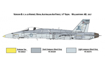 Сборная модель Самолет F/A-18 HORNET Swiss Air Force