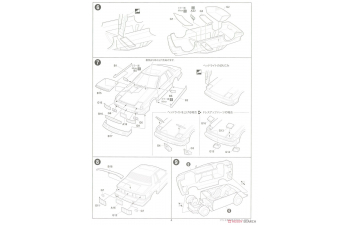 Сборная модель Nissan Silvia Turbo RS-X ( S12)
