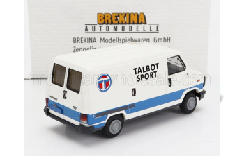 PEUGEOT J5 Van Talbot Sport Rally Assistance (1981), White Blue