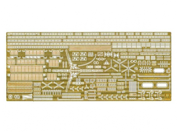 Фототравление BRITISH AIR CRAFT CARRIER HERMESE PHOTO ETCHED SET