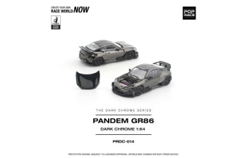 TOYOTA Pandem GR 86, dark chrome