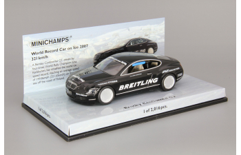 BENTLEY Continental GT "World Record Car On Ice 321 km/h" (2007), black