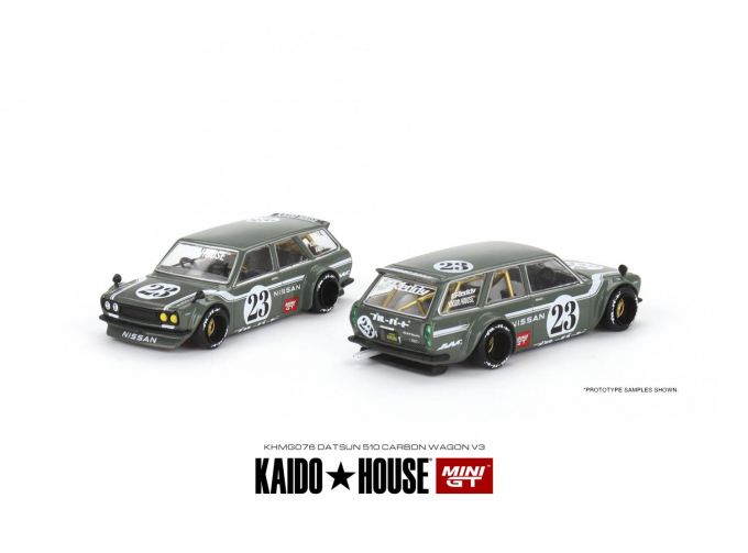 DATSUN 510 Kaido House N 23 Sw Station Wagon V3 (1972), Green