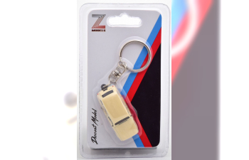 RENAULT 4L key ring, creme silver