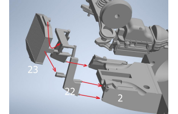 Сборная модель МОСКВИЧ СА-1958гг
