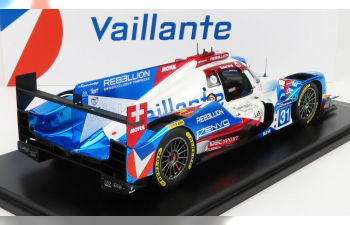 ORECA 07 Gibson Gk428 4.2l V8 Team Vaillante Rebellion №31 24h Le Mans (2017) B.Senna - N.Prost - J.Canal - Con Vetrina - With Showcase, White Blue