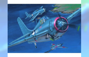 Сборная модель Американский истребитель-бомбардировщик Grumman F4F-3 Wildcat (поздний)