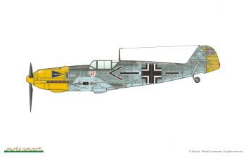 Сборная модель Немецкий истребитель Messerschmitt BF.109 E-4 ProfiPACK