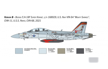Сборная модель самолет F/A-18F SUPER HORNET