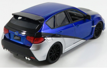 SUBARU Impreza Wrx Sti 2009 - Paul Walker - Brian O'conner - Fast & Furious Iv (2009), Blue Silver Black