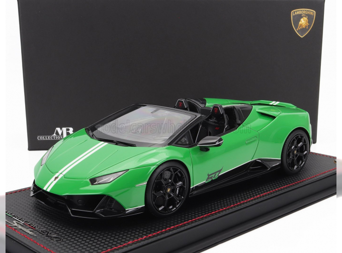 LAMBORGHINI Huracan Evo Spider (2018) - Con Vetrina - With Showcase, Verde Viper - Green