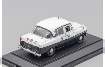 Toyopet Crown Japan Police Car (1955), white / black