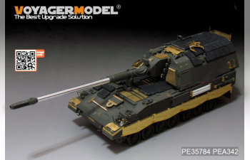 Фототравление Modern German PzH2000 SPH w/ADD-ON Amoured basic(atenna base include?(For For MENG TS-019)