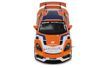 PORSCHE 718 Cayman GT4 RS Clubsport #92 E.Hayerdahl/N.Maloy GT4 European Series (2024), orange / white