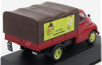 FIAT 615n Truck Telonato Cera Emulsio (1959), Red Brown