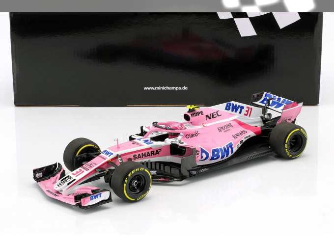 Sahara Force India F1 team Mercedes VJM11 E. Ocon 2018