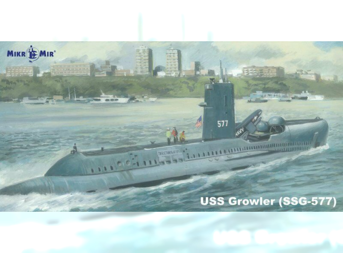 Сборная модель Подводная лодка SSG-577 Growler