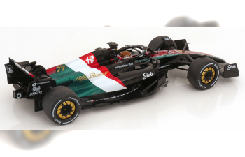 ALFA ROMEO F1 C43 Team Stake №77 Monza Italy Gp (2023) Valtteri Bottas, Black Red White Green