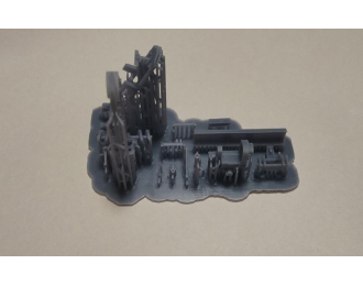 Сборная модель Экскаватор траншейный цепной ЭТЦ-1609 для МТЗ-82.1