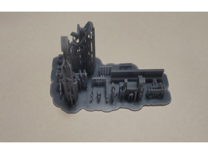 Сборная модель Экскаватор траншейный цепной ЭТЦ-1609 для МТЗ-82.1