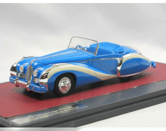 TALBOT-LAGO T26 GS Cabriolet Saoutchik #110110 (открытый) 1948 Blue