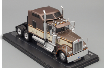 KENWORTH W900 towing vehicle (1990), brownmetallic creme