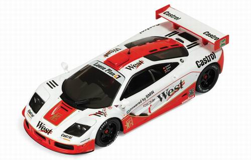 McLAREN F1 GTR (WEST) 1 T.Bscher-P.Kox 4hrs SPA 1996, white