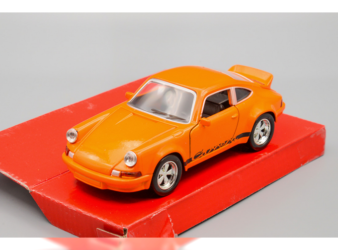 PORSCHE Carrera 911, оранжевый, 13 см.