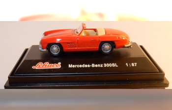 MERCEDES-BENZ 300 SL , red/beige