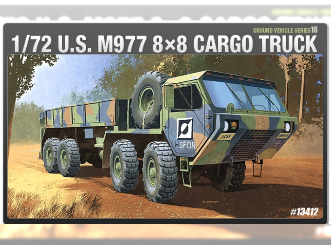 Сборная модель US M977 8x8 Cargo Truck