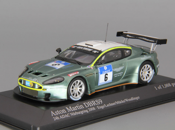 ASTON MARTIN DBRS9 Enge/Lechner Mucke/Wendlinger 24h ADAC Nurburgring (2008), green metallic