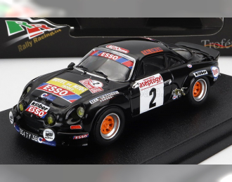 RENAULT Alpine A110 Esso N2 Winner Rally Mont-blanc (1976) B.Saby - "tilber", black