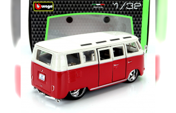 VOLKSWAGEN T1 Samba Minibus Custom (1967), Red White