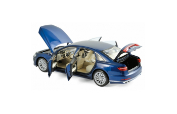 AUDI A8 L (D5) (2017), blue metallic