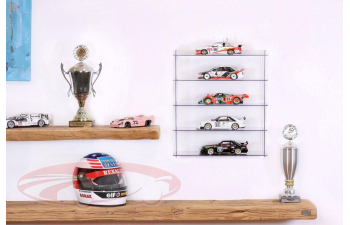 Витрина акриловая с пятью полками