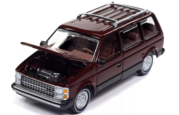 DODGE Caravan (1985), dark red