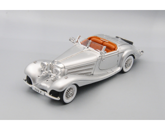 MERCEDES-BENZ 500K, серебристый 22 см