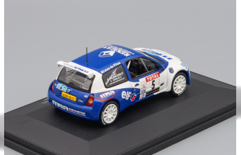 RENAULT Clio Super 1600 #5 "Elf" Limousin Rally 2002, blue / white