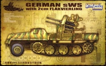Сборная модель German sWS with 2cm Flakvierling