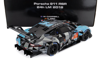 PORSCHE 911 991 RSR Team Dempsey Proton Racing №77 Winner Lmgte AM 24h Le Mans (2018) Matt Campbell - Christian Ried - Julien Andlauer
