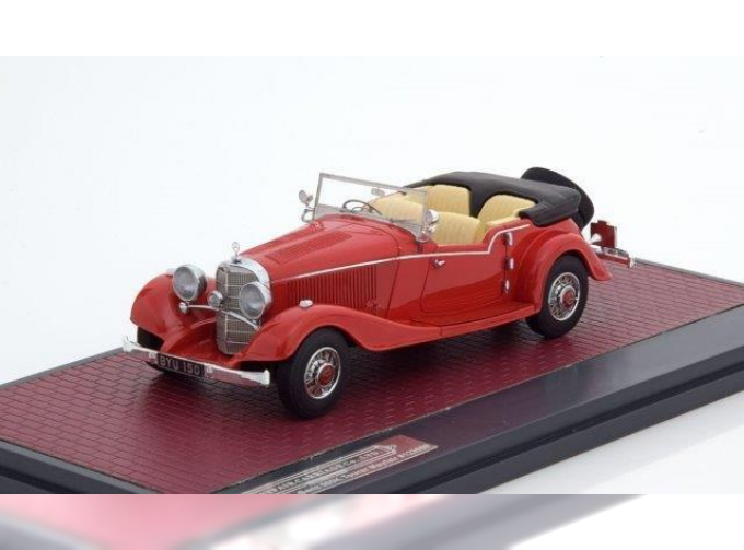 MERCEDES-BENZ 500K Tourer Mayfair #123689 (открытый) 1934 Red