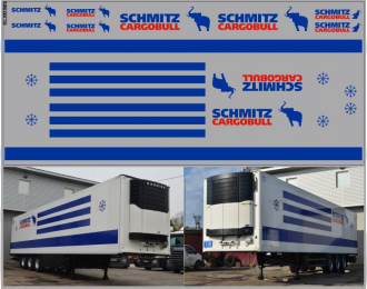 Набор декалей полуприцепы Schmitz Cargobull (140х310)