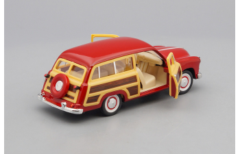 FORD Woody Wagon (1949), red / brown