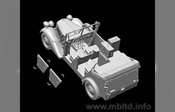 Сборная модель Sd.Kfz. 2 Type 170VK, немецкий военный автомобиль